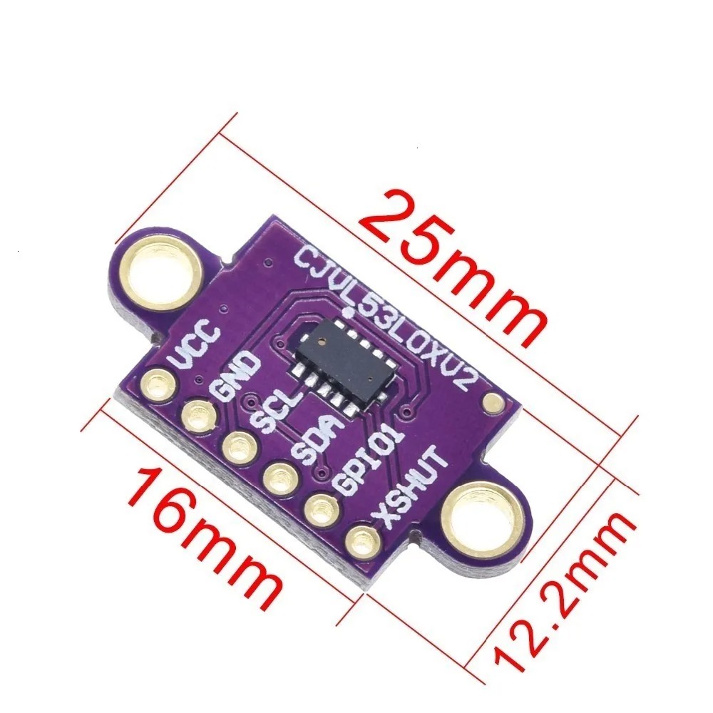 Sensor de Distancia Laser Time of Flight (ToF) para Calculo de Distancias