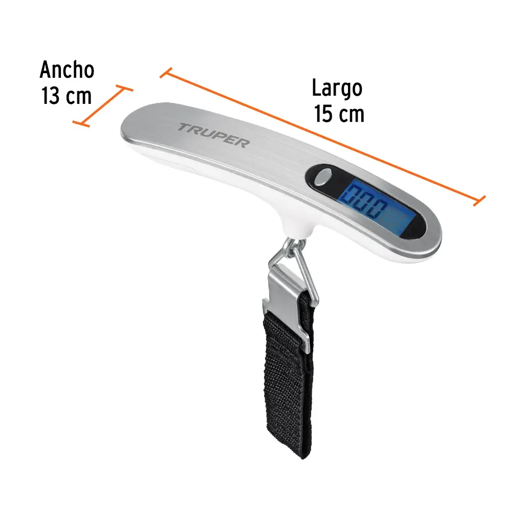 Balanza Manual Electrónica para Maleta TRUPER 100787