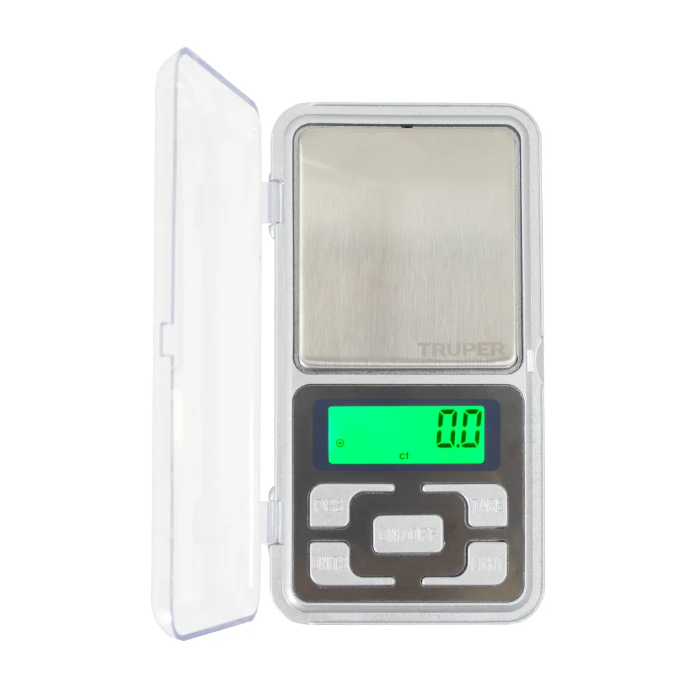 Balanza Electrónica de Bolsillo, 500gr, TRUPER