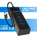4 Puertos HUB USB 2.0 Led