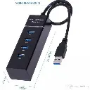 4 Puertos HUB USB 2.0 Led