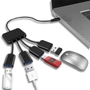 SWITCH 4 PUERTOS HUB USB 2.0 LED