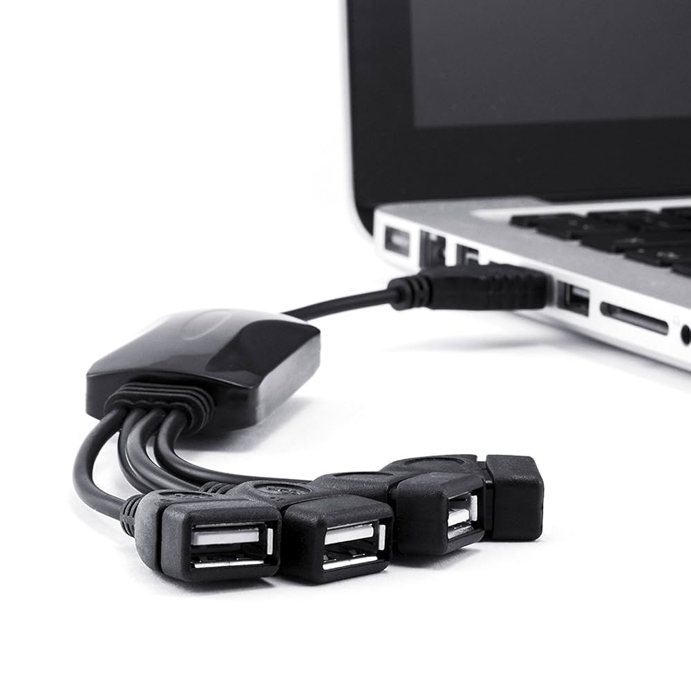 SWITCH 4 PUERTOS HUB USB 2.0 LED