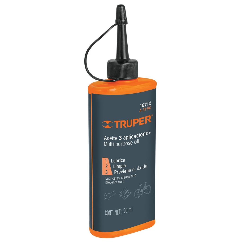 Aceite Multiusos de 30 ml (1oz), TRUPER 16711