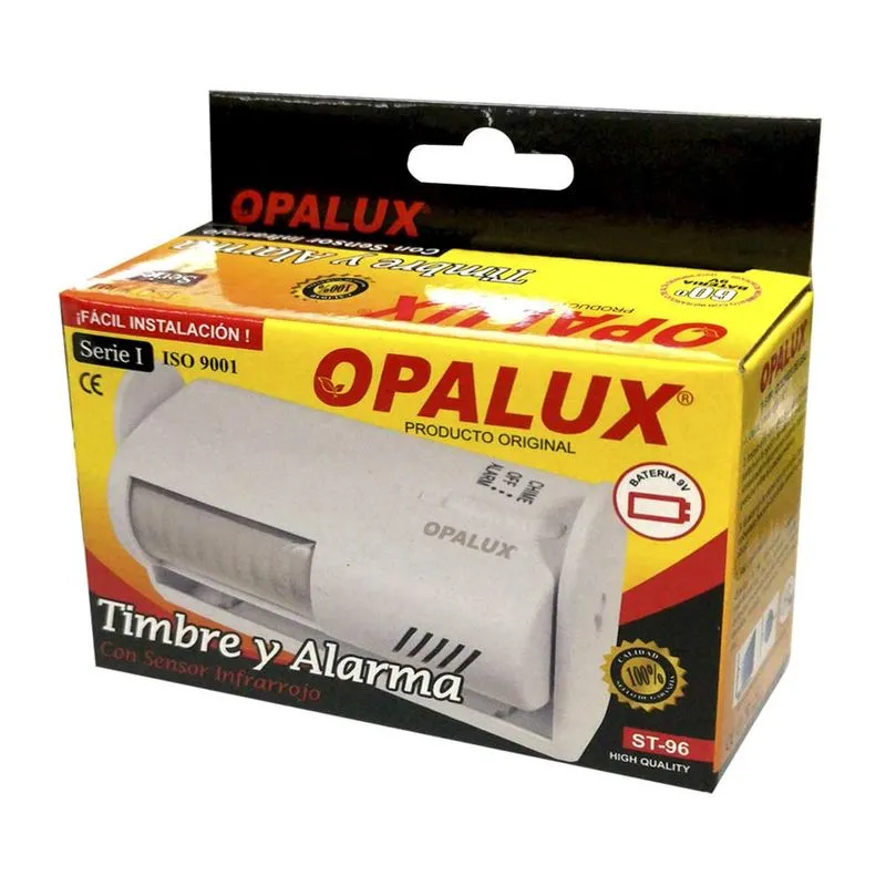 Alarma y Timbre "OPALUX" con Sensor DC 9V