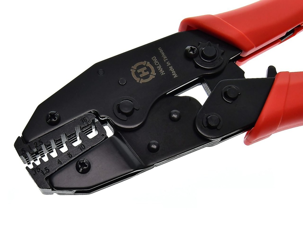 Alicate P/Terminal Tubular "Hurricane" Sobre Moldeado Completo Awg 6-22