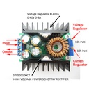 Conversor DC-DC Step Down 300W 8A Salida Ajustable 1.5V a 36V 