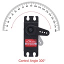 Servo Motor Digital de Alto Torque 300 Grados 25Kg Metal