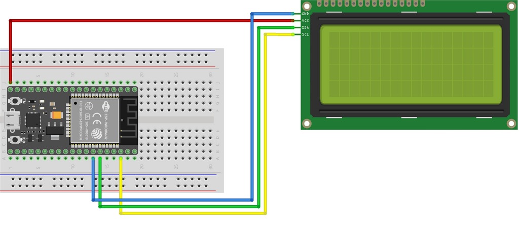 Display LCD Azul 4x20 Caracteres con Mod. I2C PCF8574 