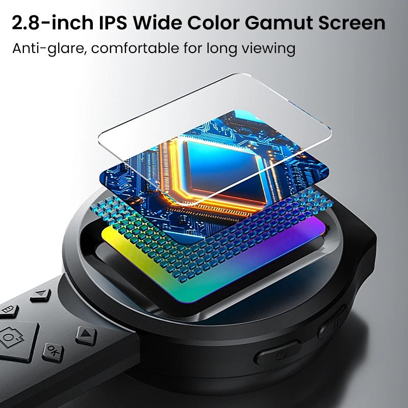 Lupa Digital IPS 2.8" 1080P 100X – Microscopio Portátil para Reparación Electrónica y Joyería