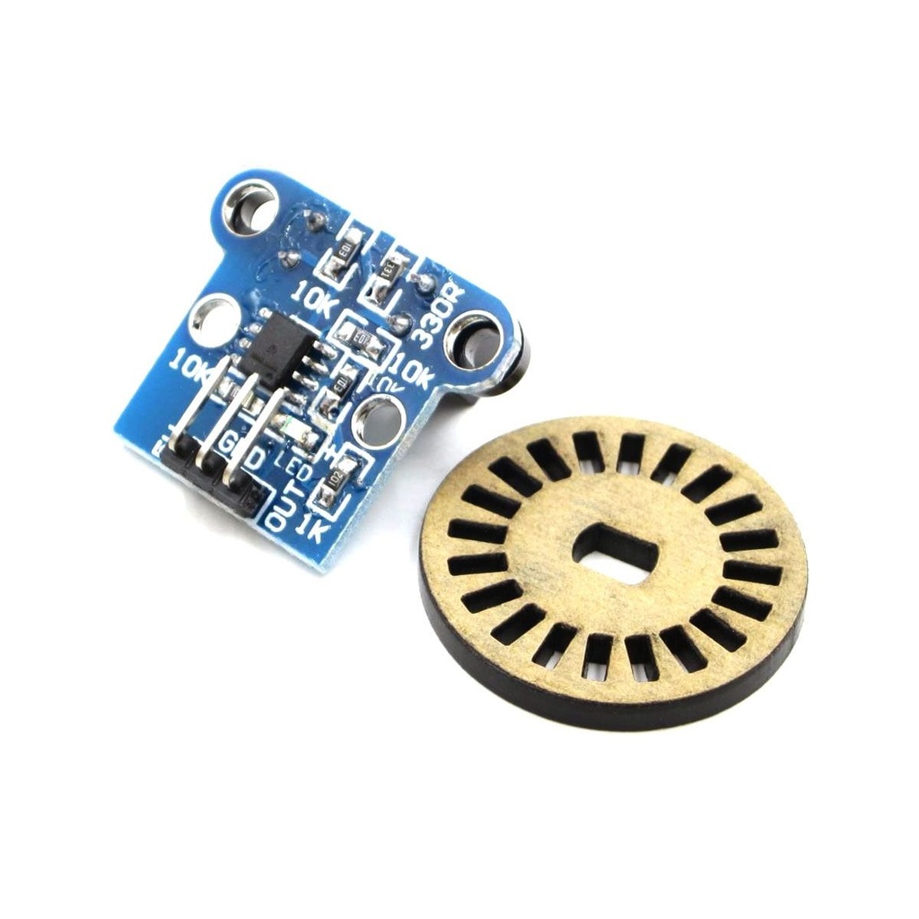 HC-020K Modulo Codificador Fotoeléctrico Doble Velocidad – Sensor de Medición para Arduino