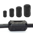 Nucleo de Ferrita Toroidal Clip-On – Filtro EMI/RFI para Cable USB, Video y Alimentación