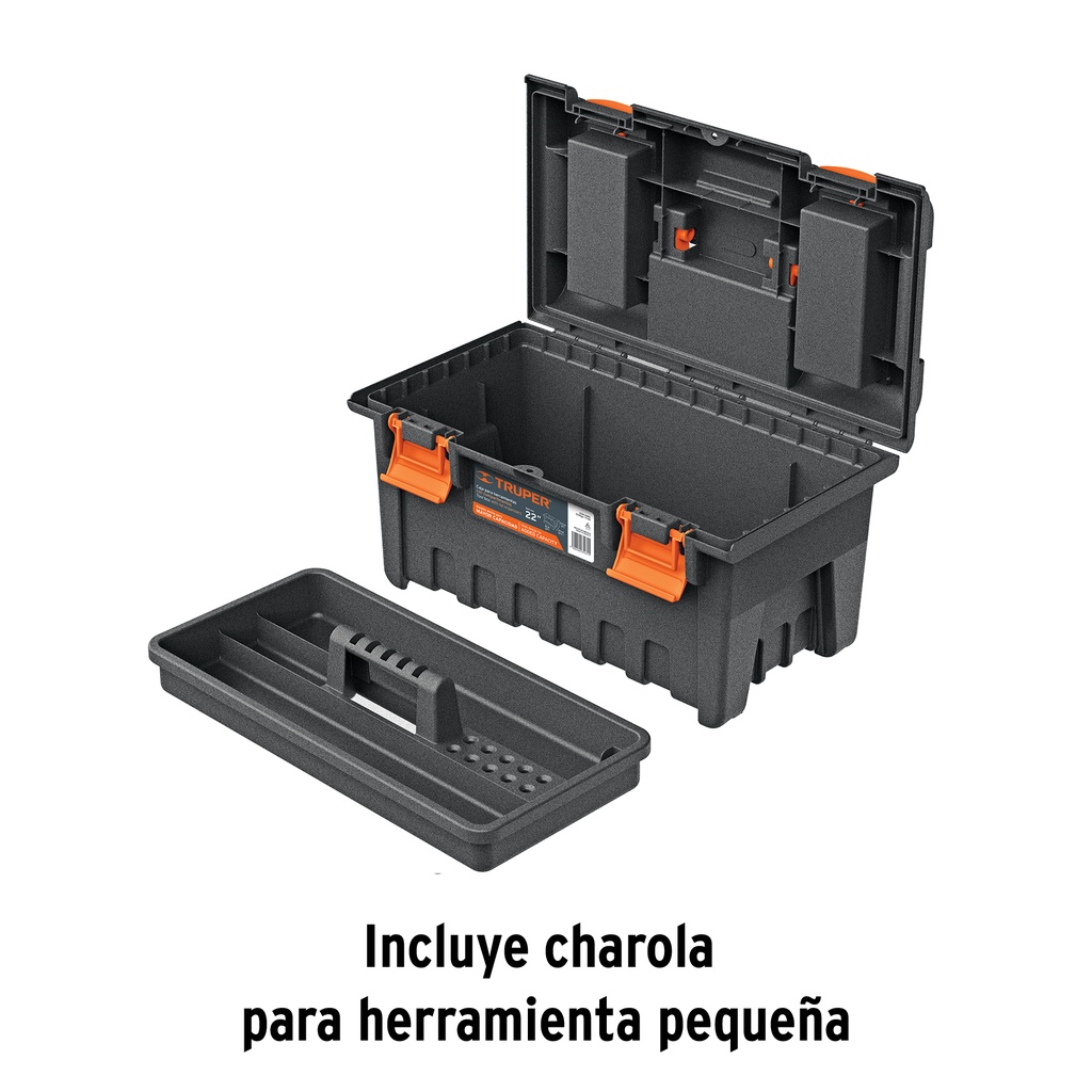 CHA-22NC Caja para Herramienta de 22" con Compartimentos, TRUPER 11145