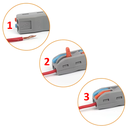 Conector de Conexion Rápida 2 a 2 (28–12 AWG) – Terminal de Empalme en Línea Aislados 