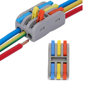 Conector de Conexion Rápida 3 a 3 (28–12 AWG) – Terminal de Empalme en Línea Aislados  
