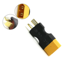 Adaptador Conector XT60 Macho a T-Plug (Deans) Macho para Batería LiPo RC