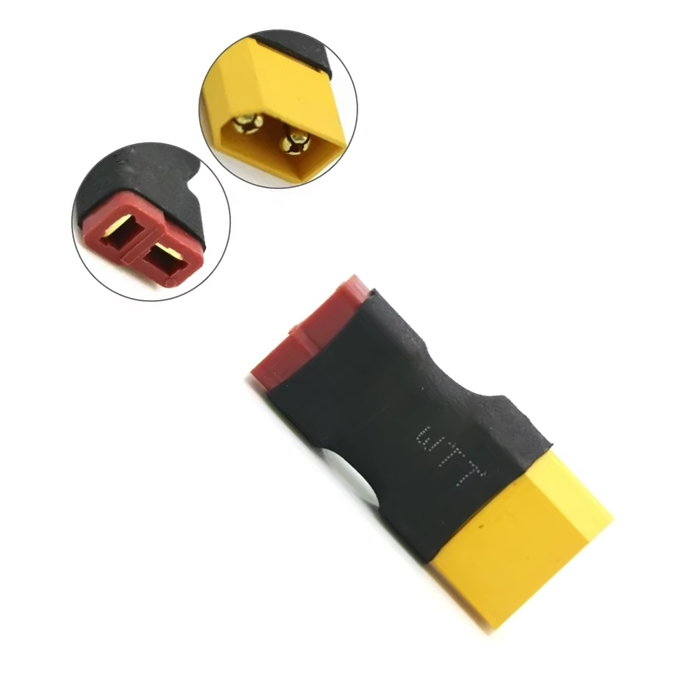 Adaptador Conector XT60 Macho a T-Plug (Deans) Hembra para Batería LiPo RC
