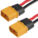 Conector XT60H Macho con Capucha de Protección para Baterías LiPo RC, Drones FPV y Autos