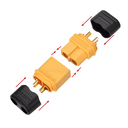 Conector XT60H Macho con Capucha de Protección para Baterías LiPo RC, Drones FPV y Autos