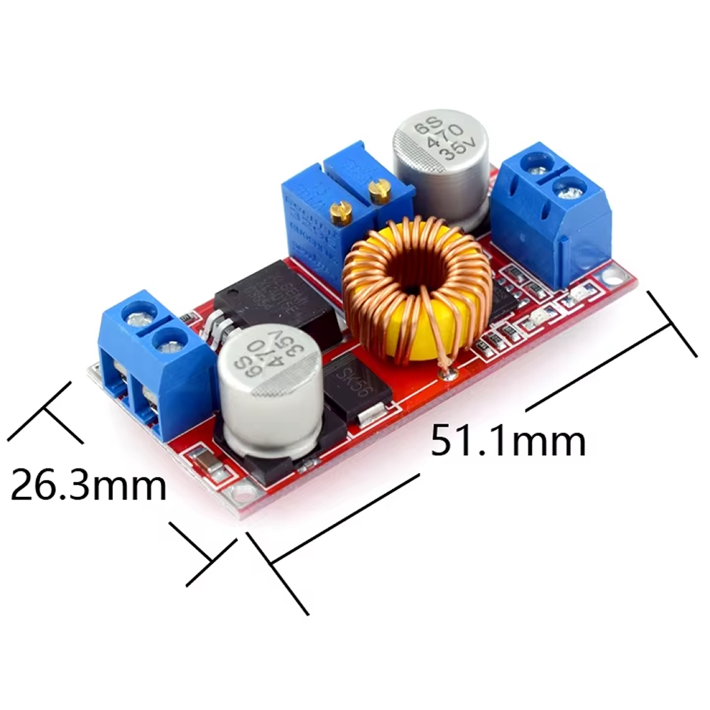 Conversor DC-DC XL4015 5A Step Down Ajustable 4–38V a 1.25–36V 