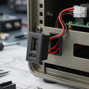 Conector de Panel Doble USB Tipo C Hembra para Carga y Datos