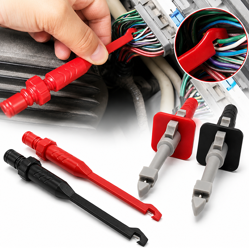 Pinza de Prueba Automotriz con Aguja Perforadora Entrada 4mm