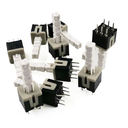 Interruptor Push Button 6 Pines 8x8mm Largo Tipo Switch Para PCB      