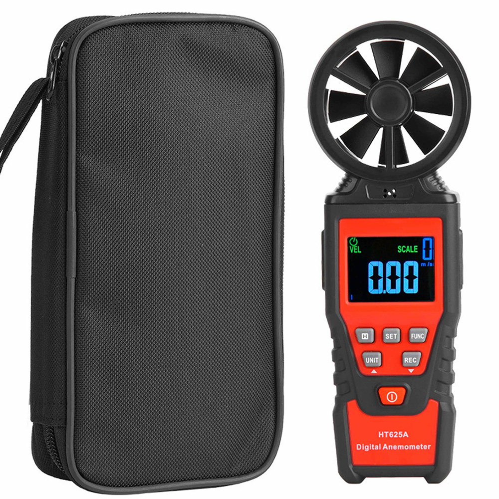 HT625A Anemometro Digital, Medidor de Velocidad del Viento HABOTEST 