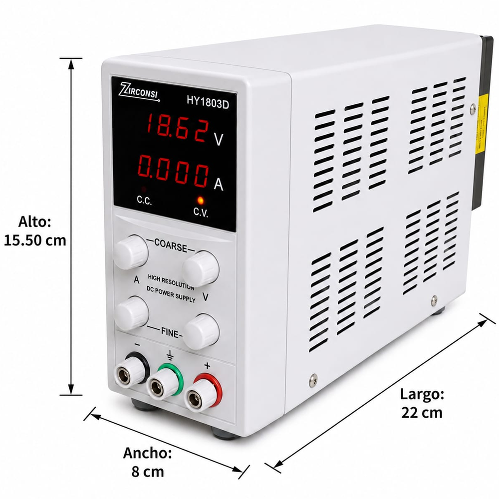 Fuente de Alimentacion de Laboratorio Regulable 0-18V 3A 