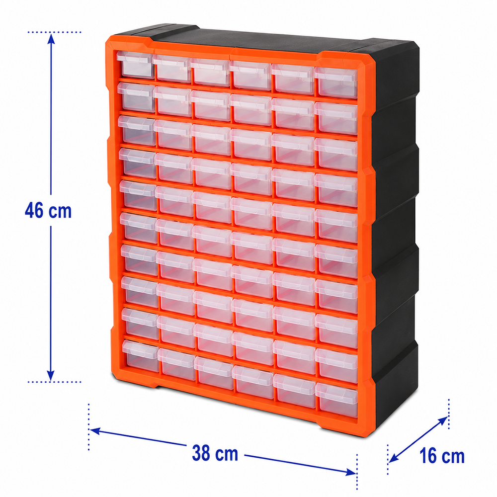 Organizador Termoplástico 60 Gavetas Vertical