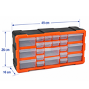 Organizador Termoplástico 22 Gavetas Grandes Horizontal