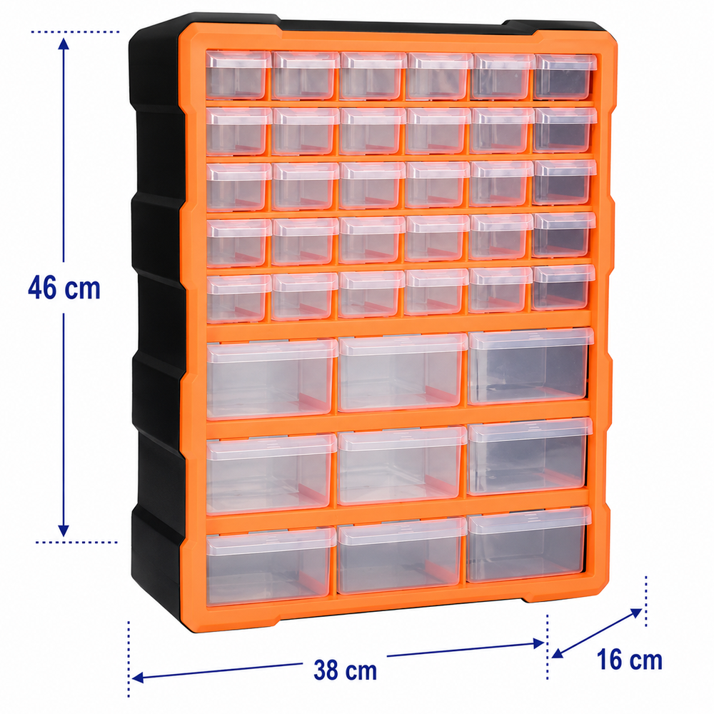 Organizador Termoplástico 39 Gavetas Vertical