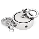 Fuerte Iman de Neodimio Gancho Pesca 60mm 120Kg Doble Cara 