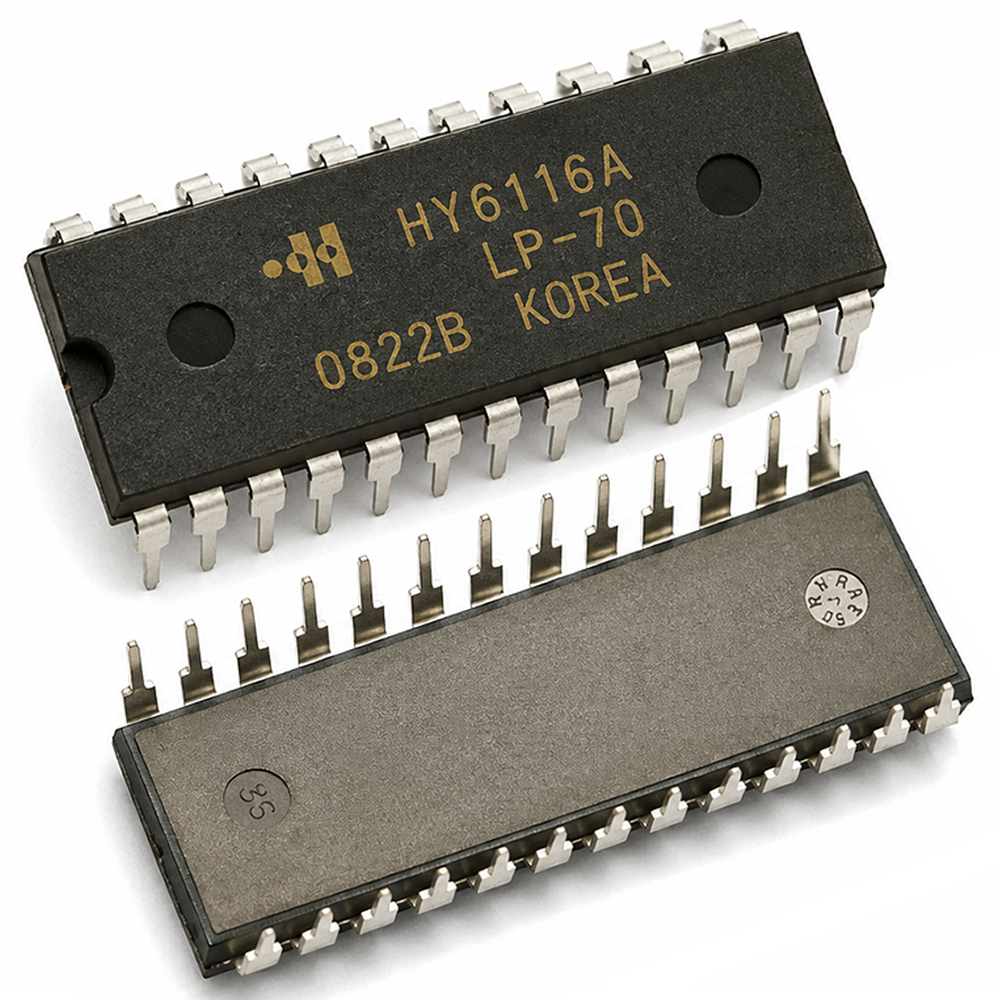 Memoria SRAM 16K 2Kx8 HY6116A LP-70 Hyundai DIP24