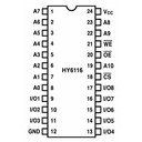 Memoria SRAM 16K 2Kx8 HY6116A LP-70 Hyundai DIP24