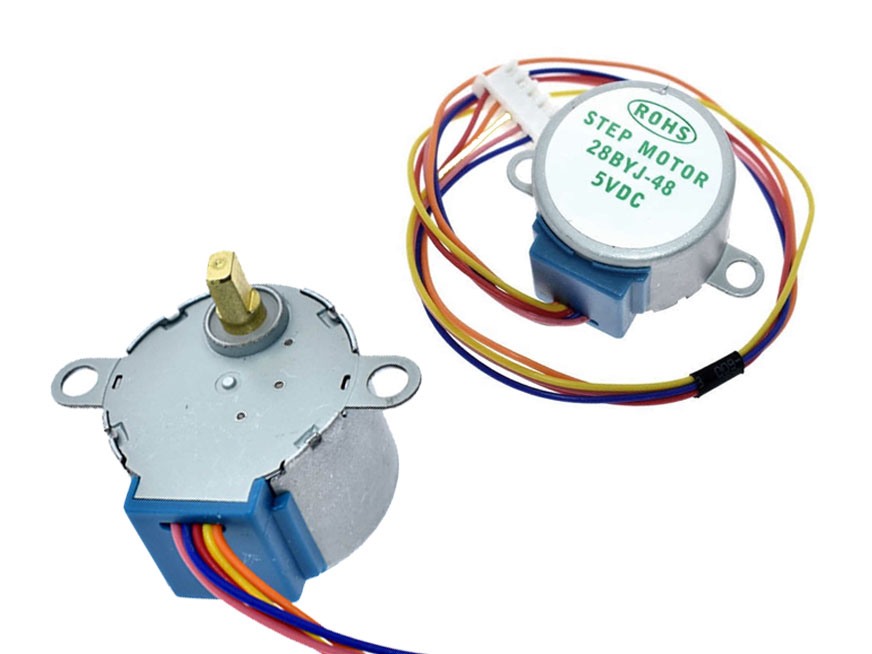 Motor de Pasos con Reductor 5V Unipolar 1:64