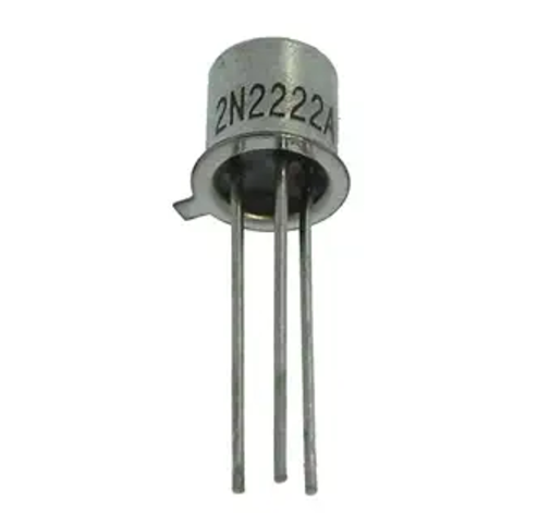 2N2222 Metal Transistor NPN uso General Metal 800mA 30V