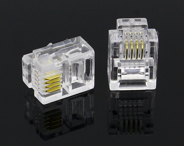 PLUG CONECTOR RJ11 PARA TELEFONO RJ11 6P4C