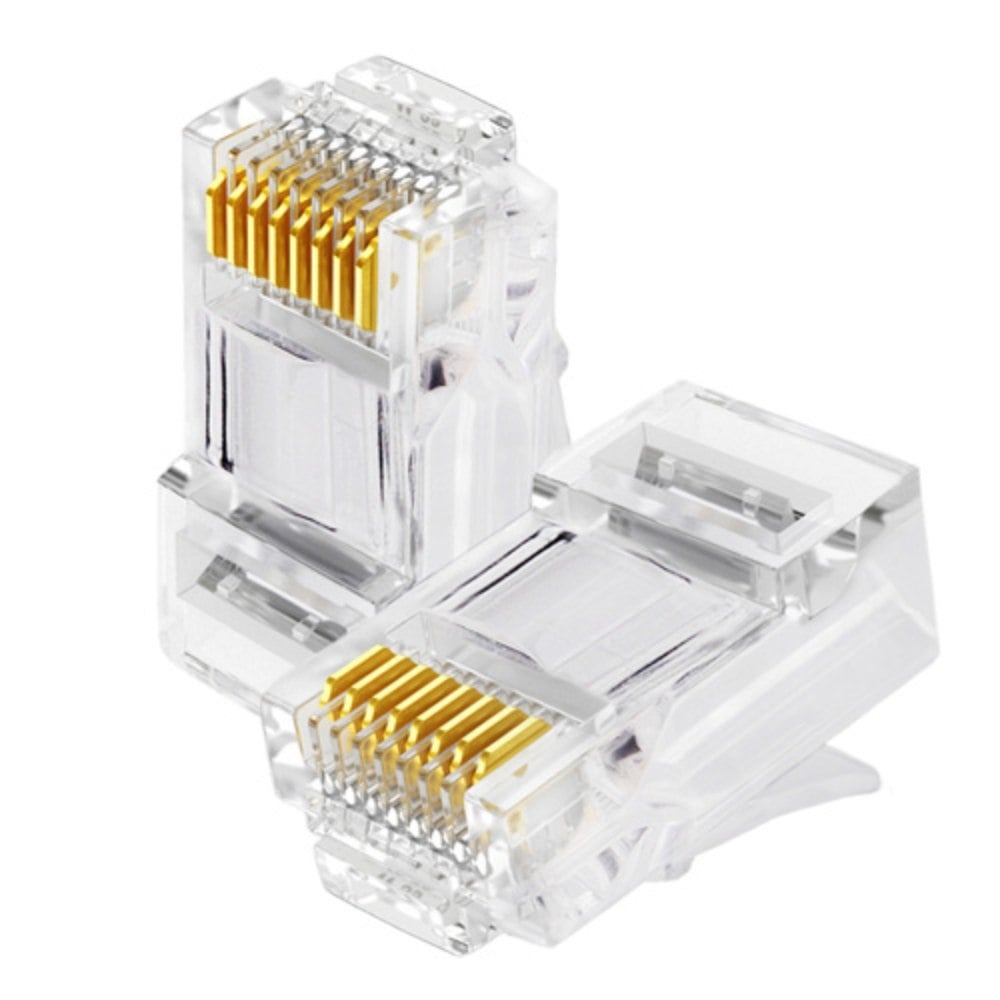 Conector Plug RJ45 UTP Cat5e - 8P8C para Cable de Red