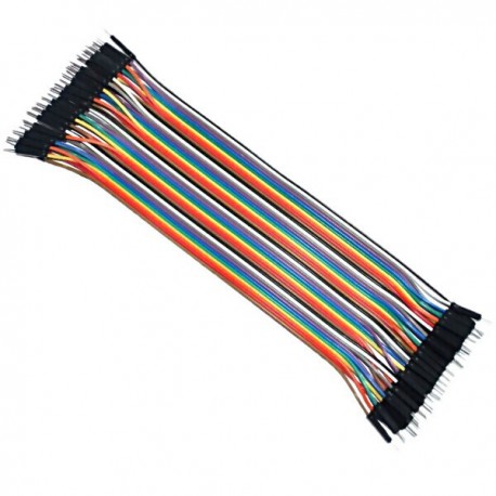 Cable C./Conectores Pin/Pin Set de 40, Long15cms.