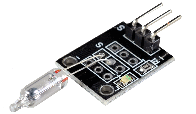 SENSOR DE INCLINACION DE MERCURIO EN PCB