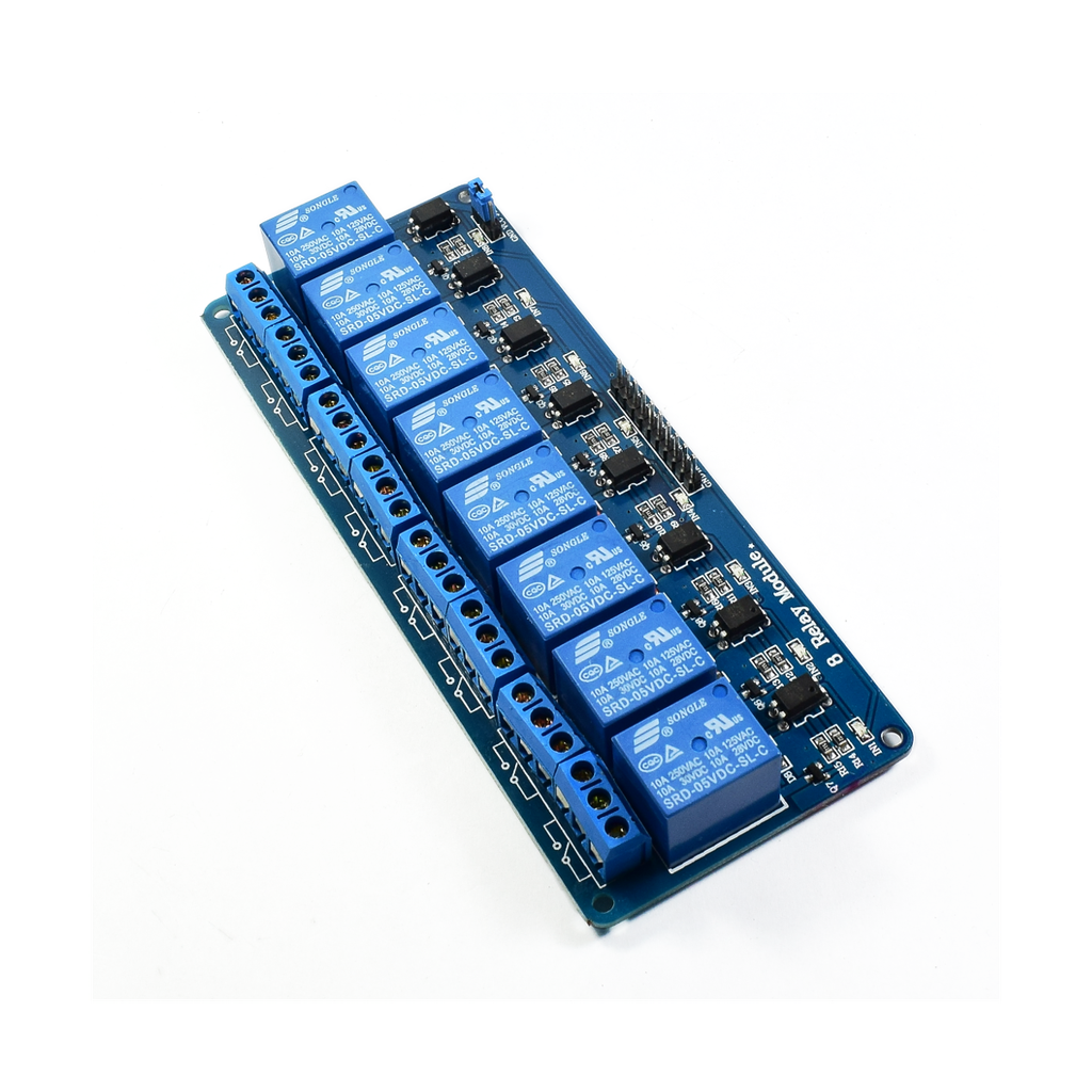 SRD05-X8PCB Módulo de 8 Relay en Circuito Impreso 