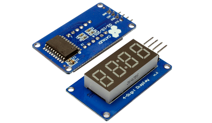 Módulo de 4 Display con TM1637 Digital Tube