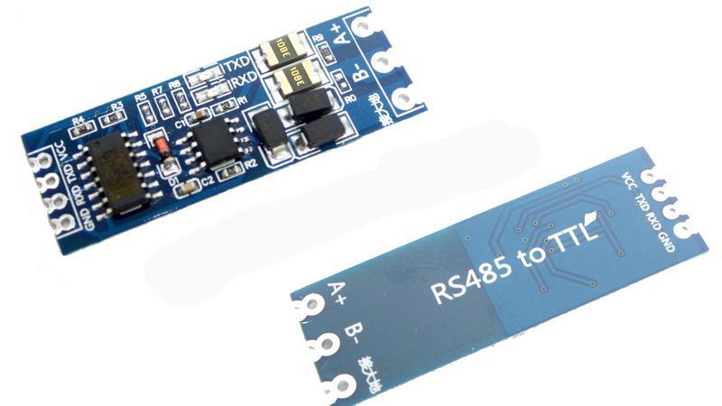 Adaptador TTL UART a RS485 en Placa Impresa
