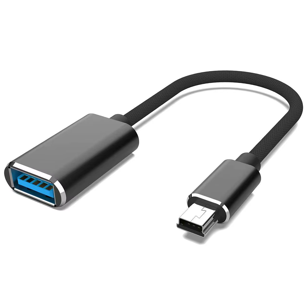 Cable Mini USB 5 Pines a USB 3.0 OTG para Transferencia de Datos y Reproductores MP4