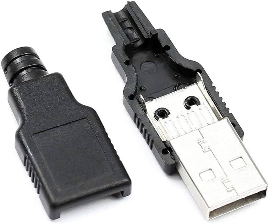 Conector USB Aereo C./Capucha P./Cable