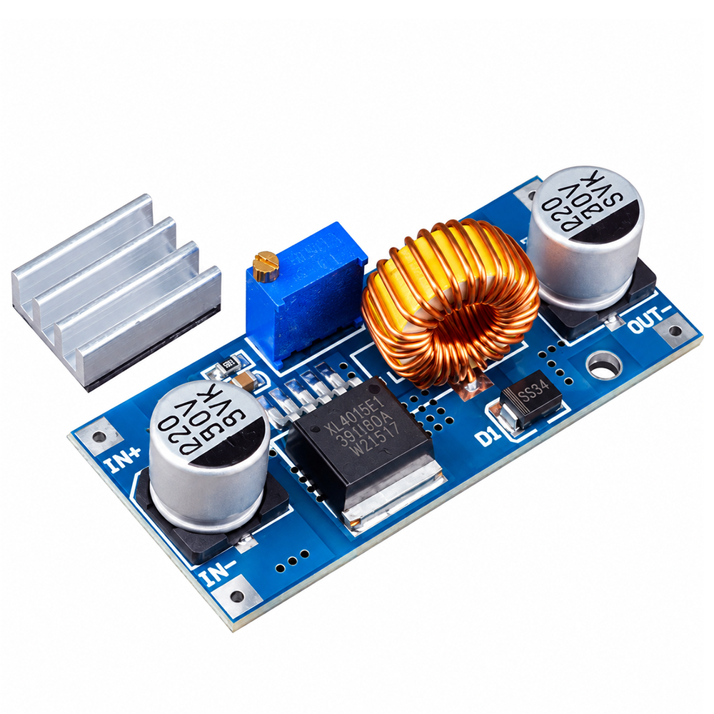 XL4015-PCB Conversor DC-DC Step Down Ajustable 5A con XL4015