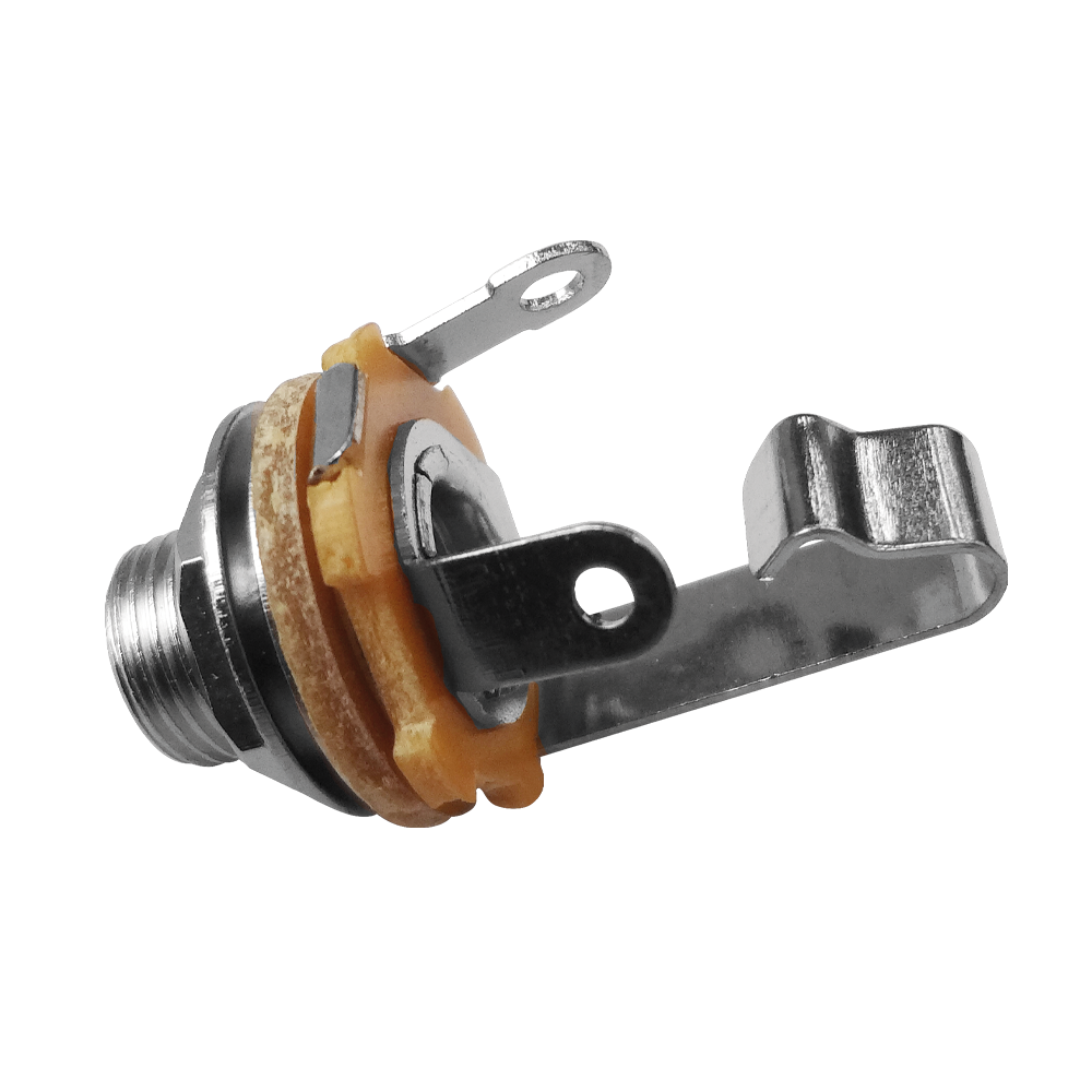 Jack Monoaural 6.3mm Circuito Abierto Chasis