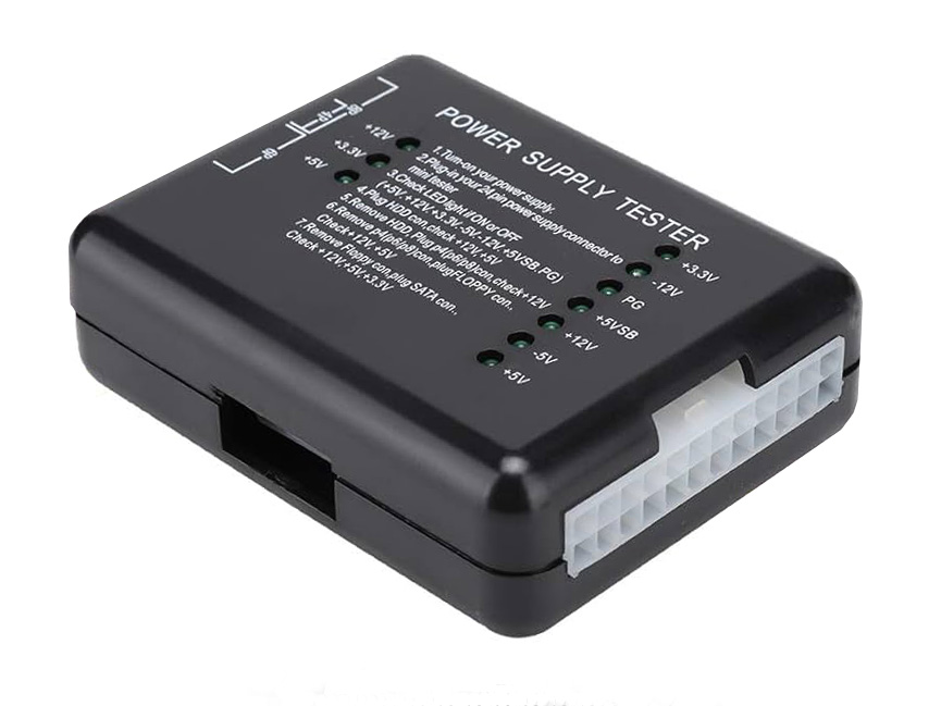 TESTER DE FUENTE DE COMPUTADORA CON LEDS