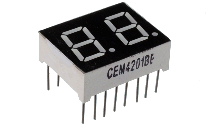 Display Multiplexado 2 Dig. AC GEM4201BE